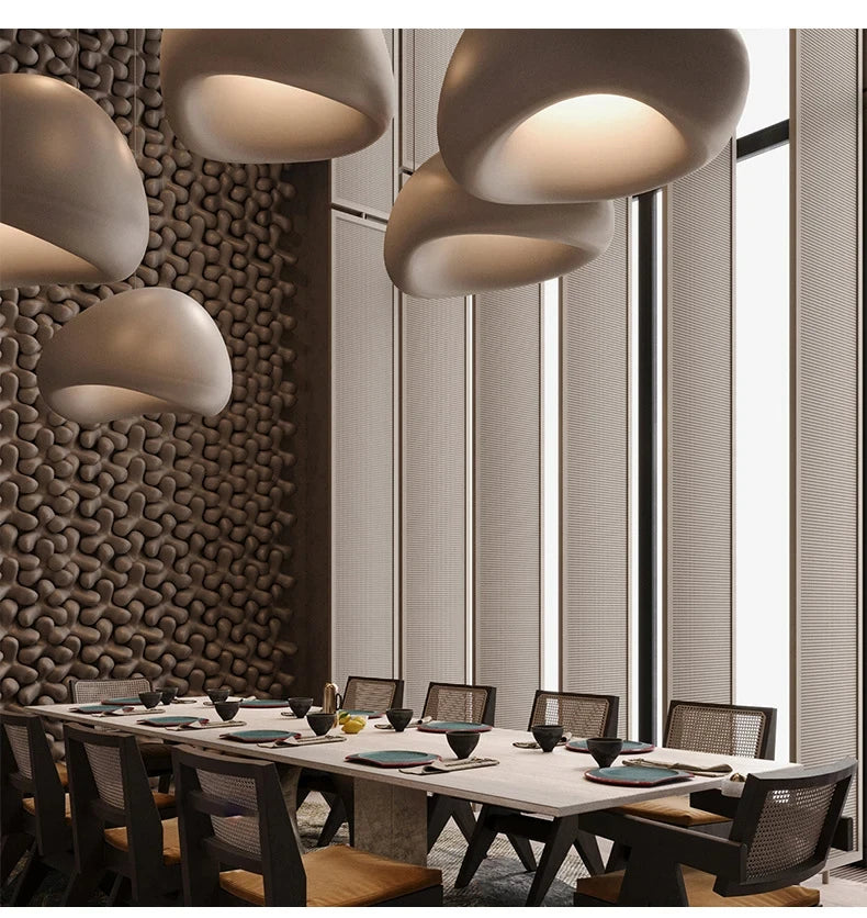 Nordic Wabi-Sabi LED Chandelier