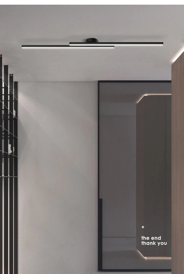 Long Aluminium LED Ceiling Light