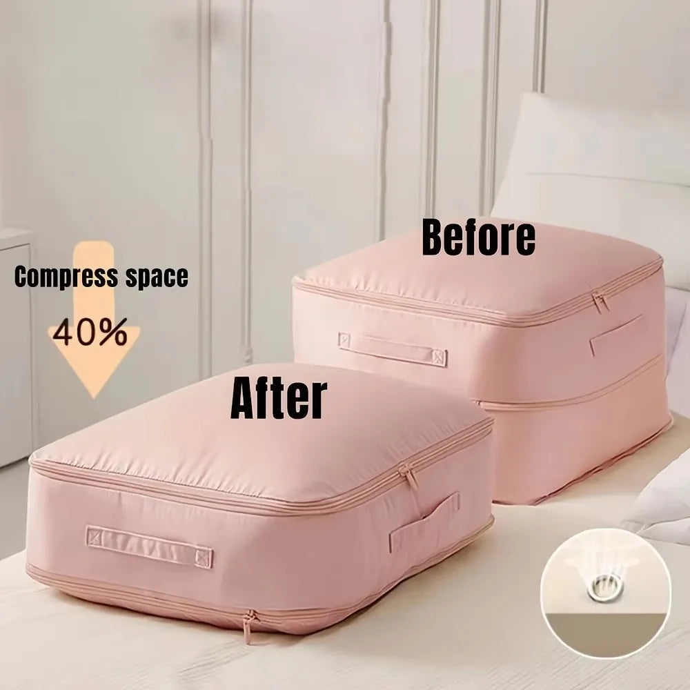 Self-Compressing Storage Bag