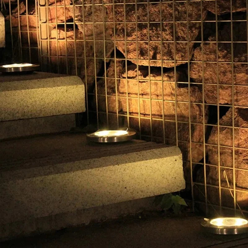 8/20 LED Solar Disk Lights