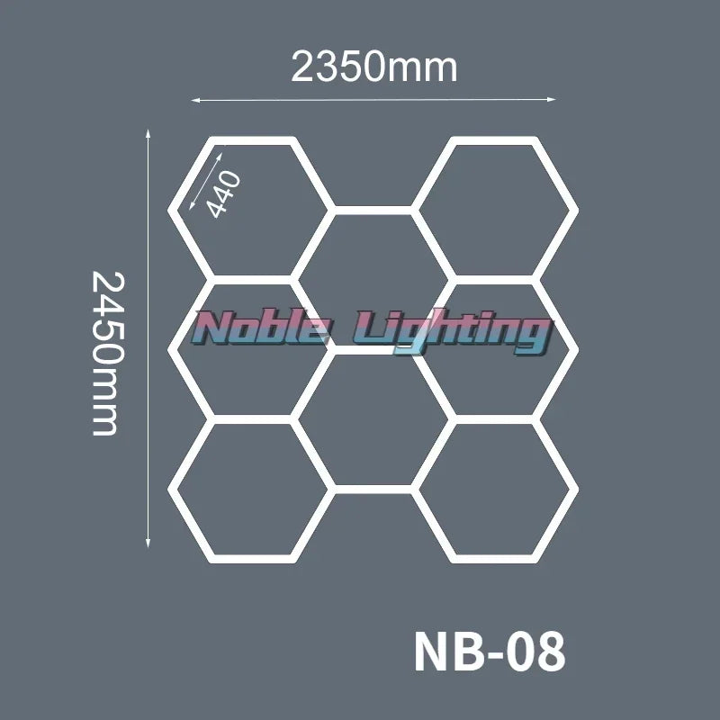 Hexagon LED Garage Light
