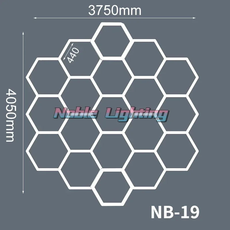 Hexagon LED Garage Light