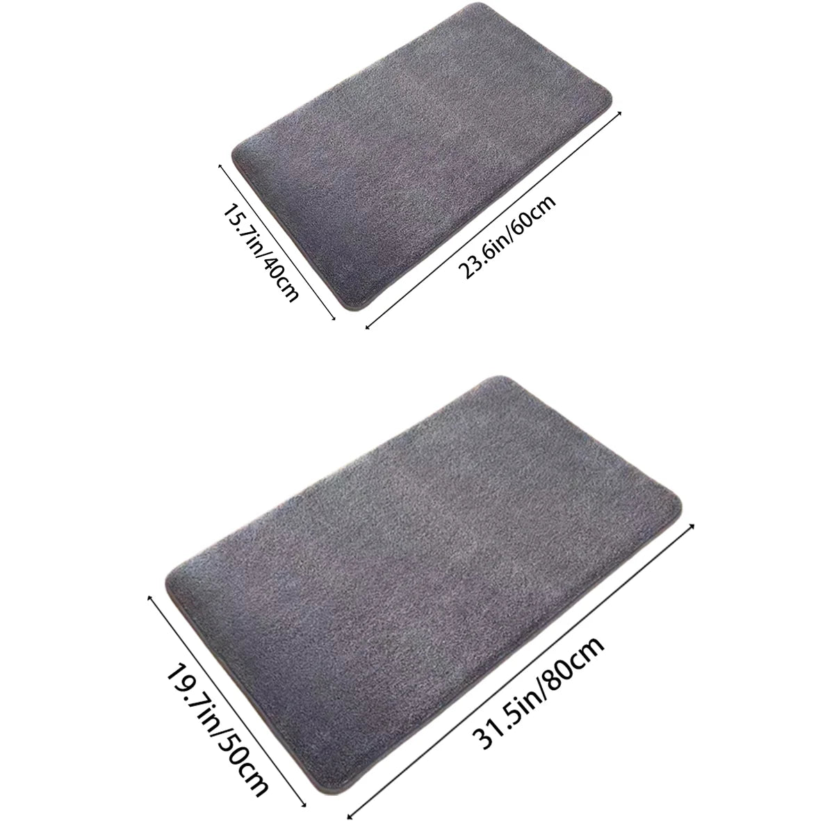 Super Absorbent Anti-Slip Bath Mat – Coral Velvet Floor & Door Mat