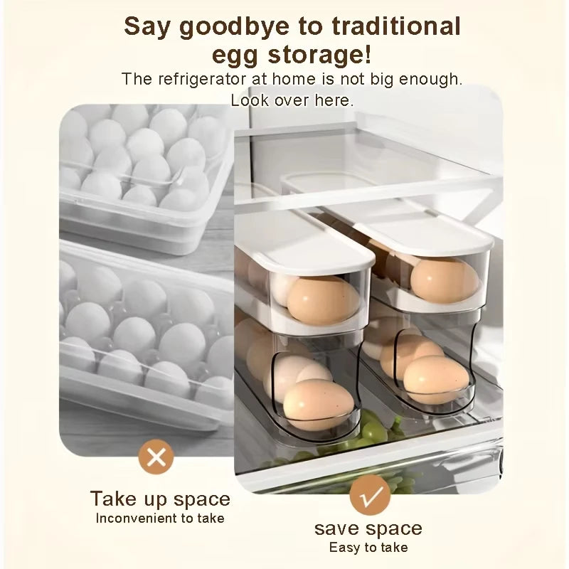 Bilayer Rolling Egg Rack
