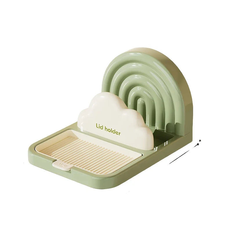 Multifunctional Kitchen Lid & Spoon Holder
