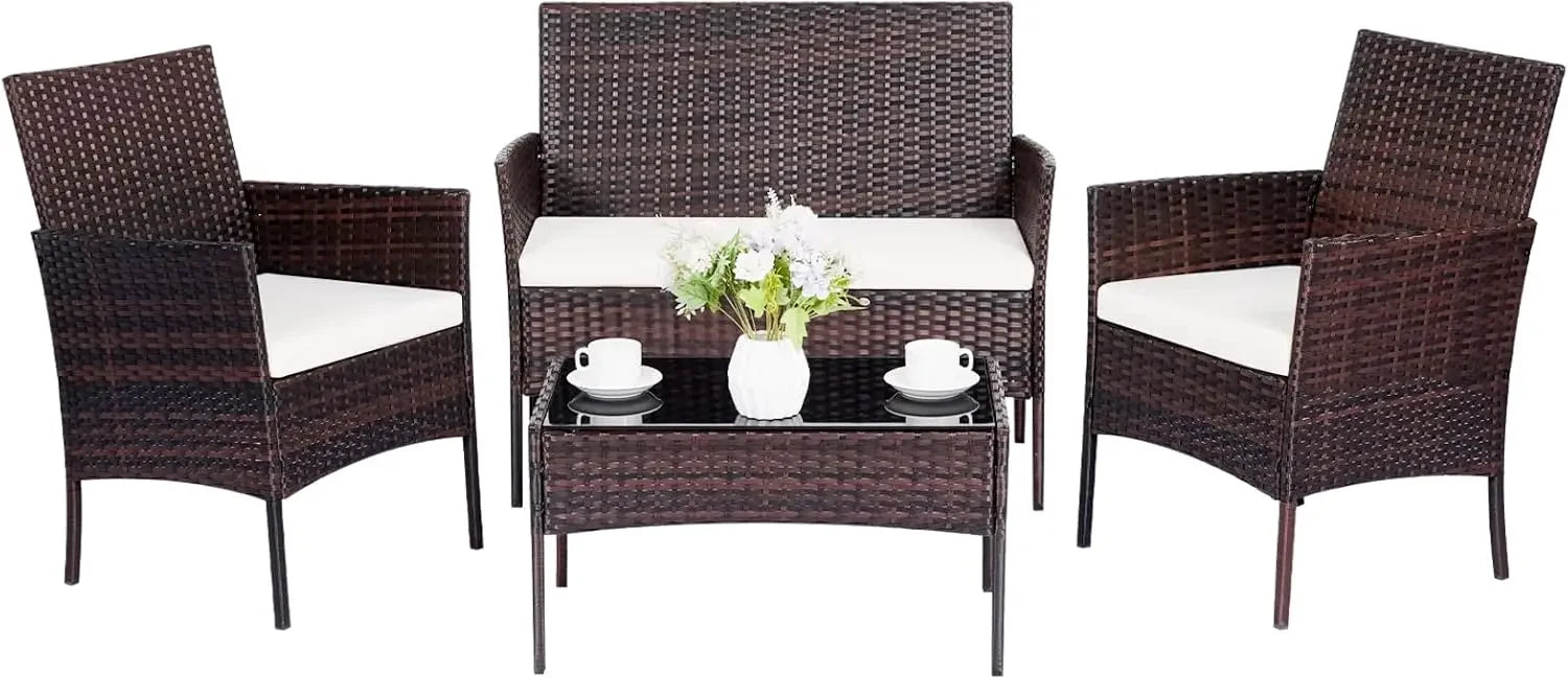 4-Piece Outdoor Patio Furniture Set