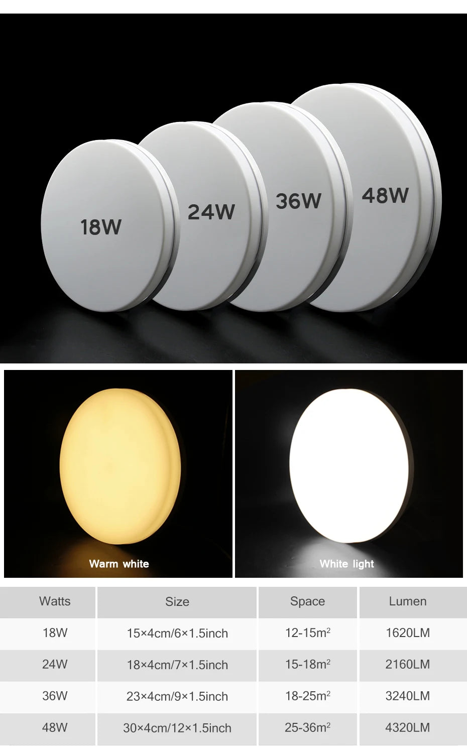 Square LED Ceiling Lamp