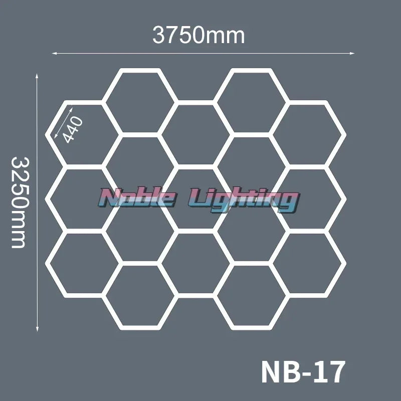 Hexagon LED Garage Light