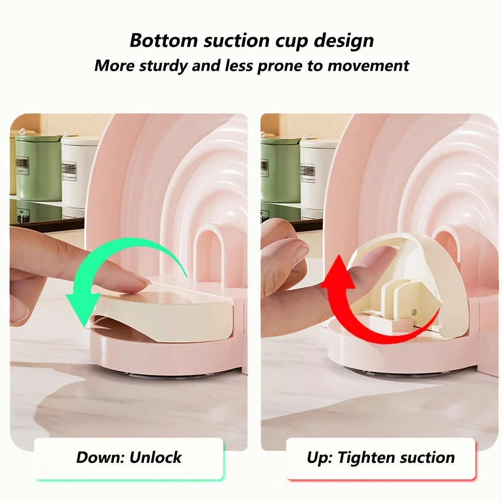 Multifunctional Kitchen Lid & Spoon Holder