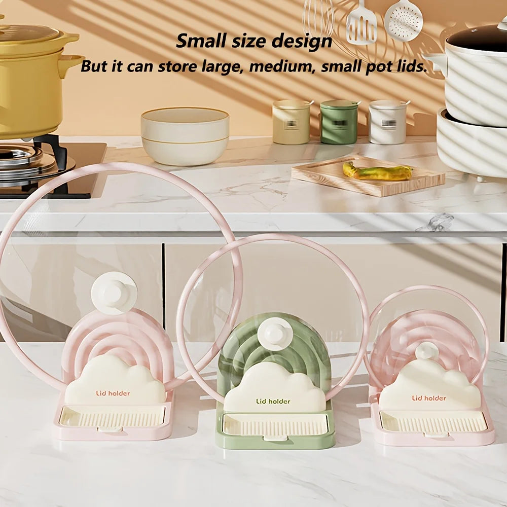 Multifunctional Kitchen Lid & Spoon Holder