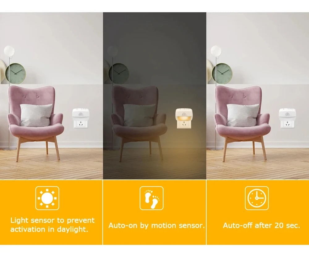 LED Motion Sensor Night Light