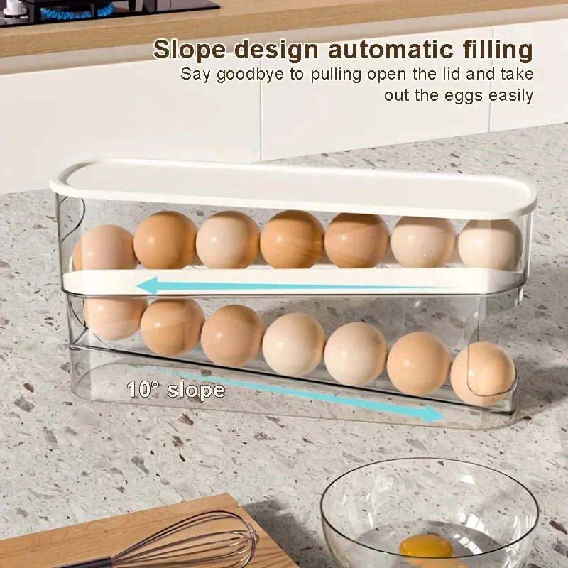 Bilayer Rolling Egg Rack