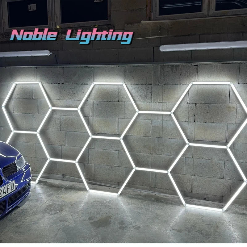 Hexagon LED Garage Light