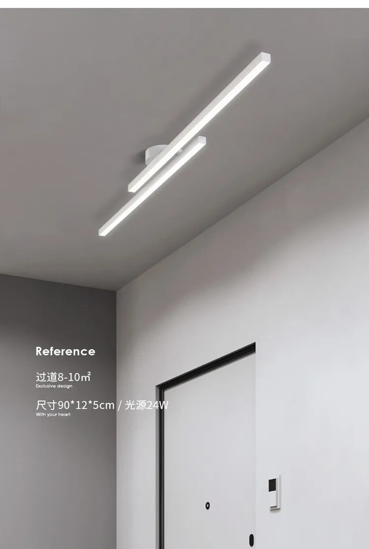 Long Aluminium LED Ceiling Light