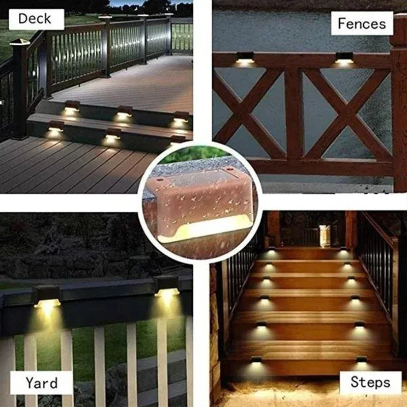 Waterproof Outdoor Garden, Deck & Patio Stairs Lamp