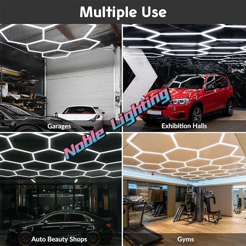 Hexagon LED Garage Light
