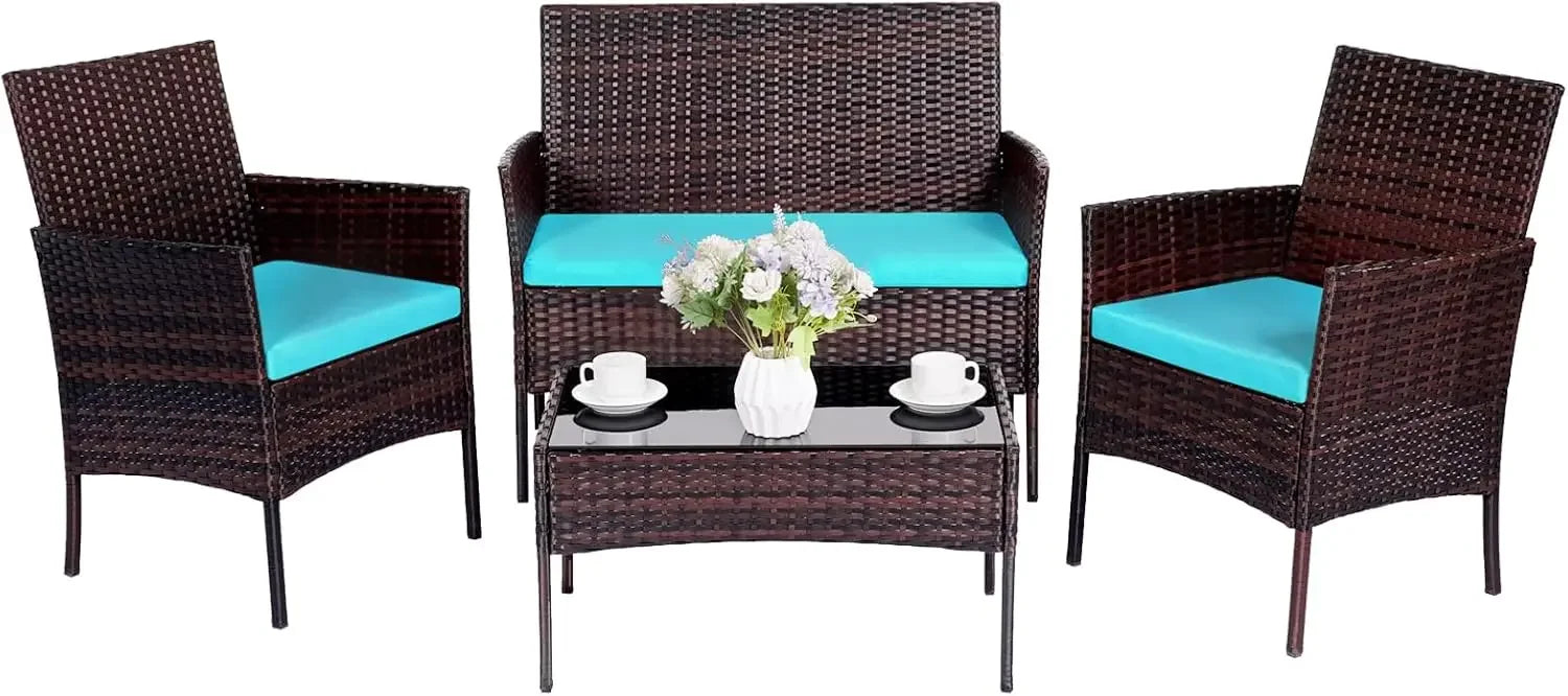 4-Piece Outdoor Patio Furniture Set